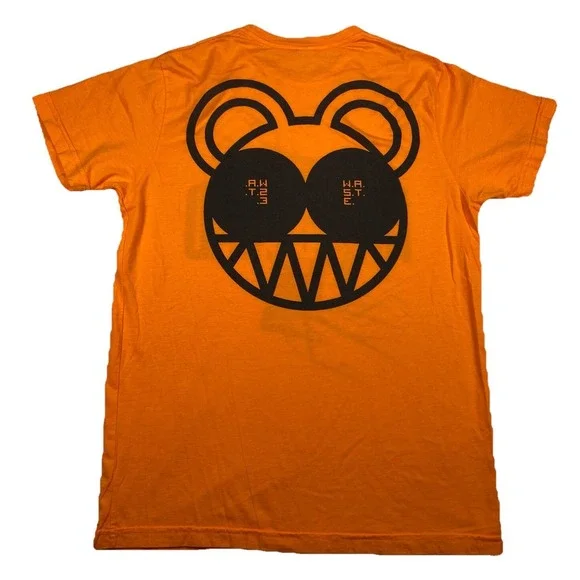 WASTE Clothing Radiohead Thom Yorke Men's XL Orange - Picture 2 of 5